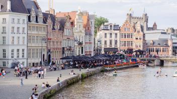 Views around Ghent, Belgium