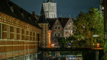 Views around Ghent, Belgium