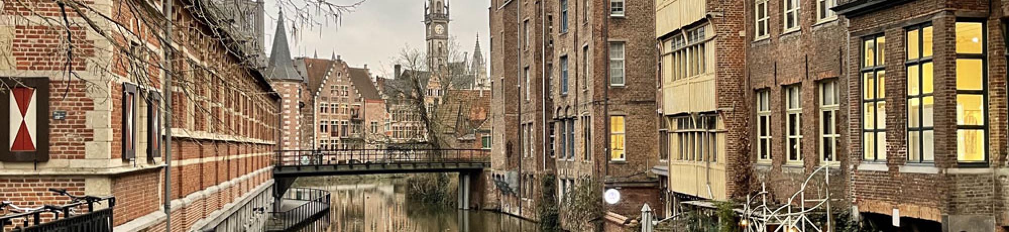 Ghent - bike on a bridge